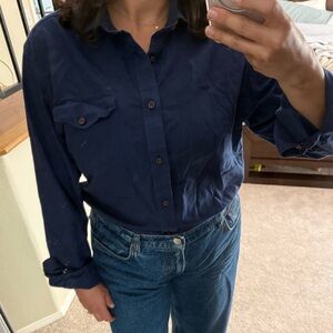 UNTUCKit Dark Blue Shirt